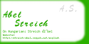 abel streich business card